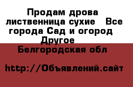 Продам дрова, лиственница,сухие - Все города Сад и огород » Другое   . Белгородская обл.